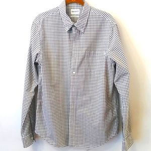 🎉2xHP🎉Timberland Gingham Oxford Shirt, Khaki, M
